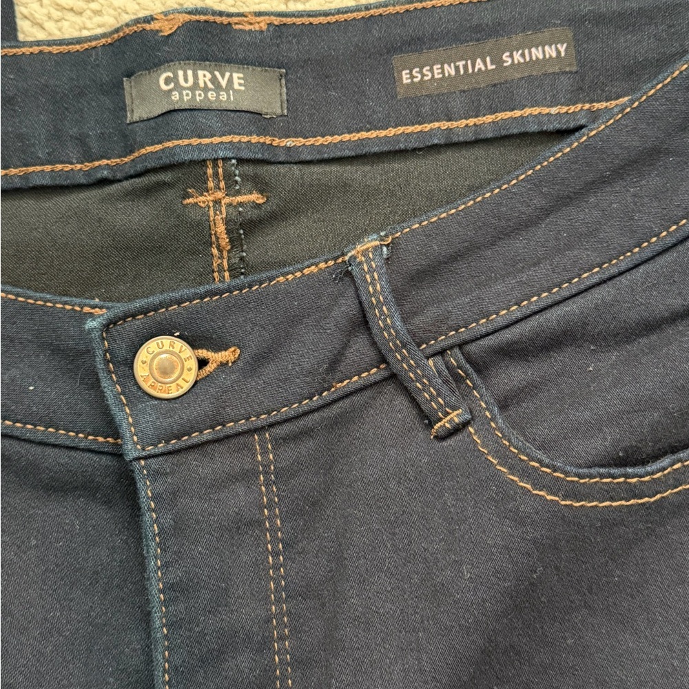 Women's Dark Skinny Jeans, stretch - Picture 5 of 7